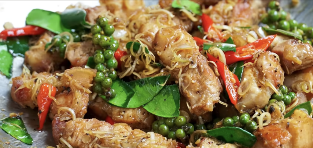 Stir Fried Fresh Lemongrass