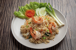 Fried Rice with Chicken &amp; Prawns