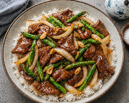 (LN) Oyster Sauce with Beef/Vegetable on Rice