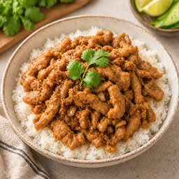 (LN) Garlic Pork on Rice