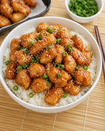 (LN) Honey Chicken on Rice