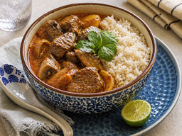 (LN) Beef Massaman Curry on Rice